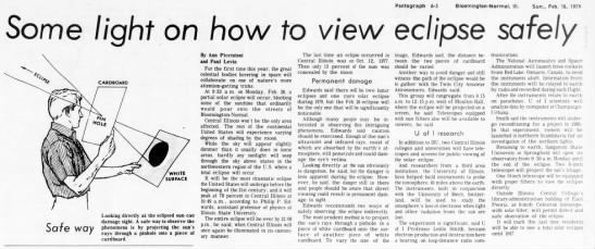 Some light on how to view the eclipse safely